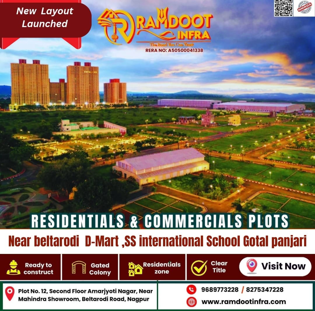 New Layout Launched Residential and Commercial Plots in Beltarodi Nagpur – Ramdoot Infra