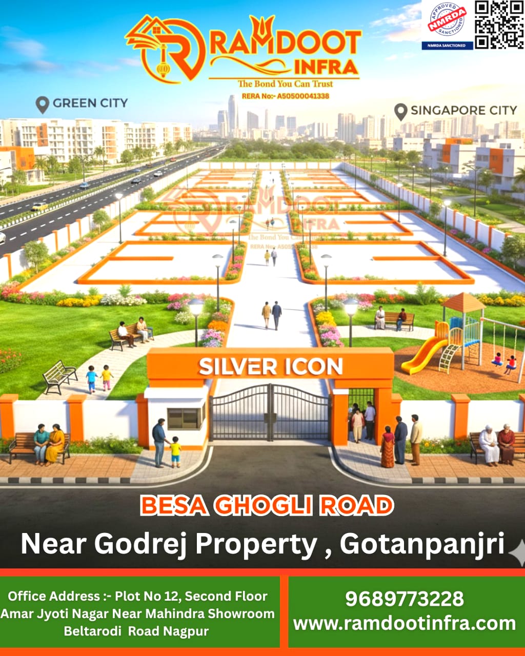 NMRDA-approved Residential Plots Wardha Road Nagpur - Gated Community 24x7 Security