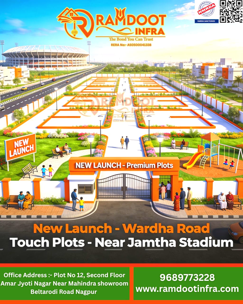 Affordable Housing Plots Near MIHAN Airport Nagpur - Bank Loan Approved Layouts